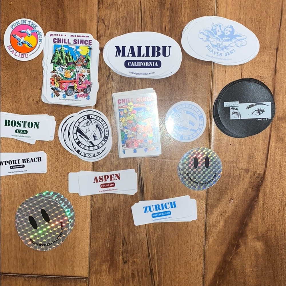 brandy melville stickers